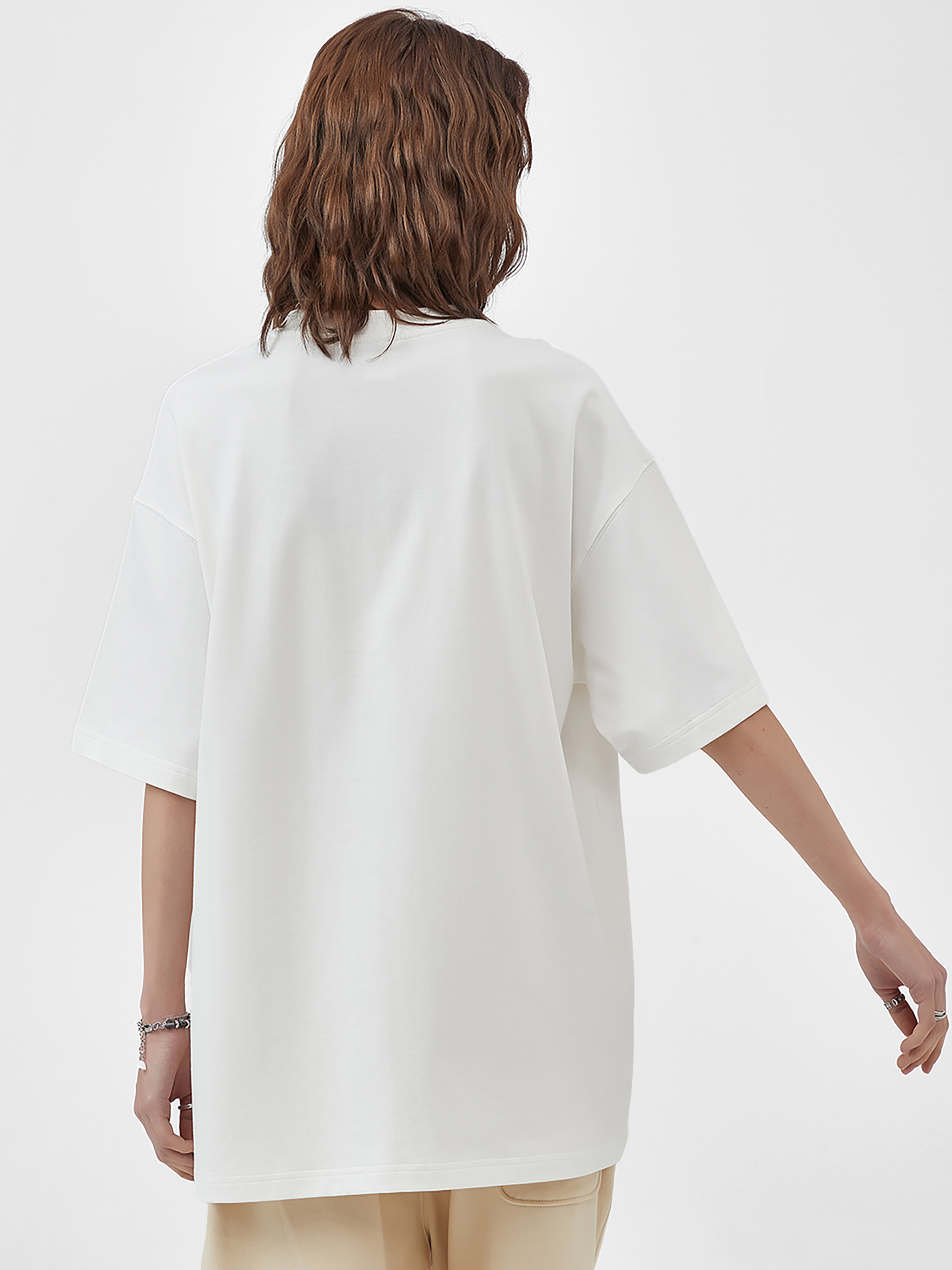Streetwear Unisex Earth Tone Heavyweight Loose Fit FOG T